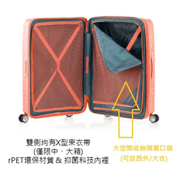 【SQUASEM QJ2】28吋行李箱 可擴充 防盜拉鍊 抗震輪 抗菌內裡 USB插孔 Samsonite美國旅行者AT