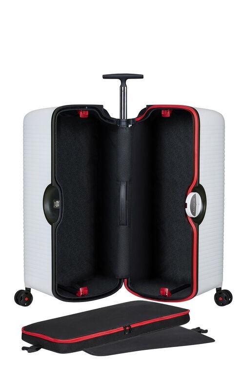 【IBON KE9】28吋行李箱 紅點設計獎 中間開闔設計一點式扣鎖彈力避震雙輪Samsonite