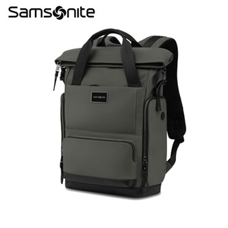 【LUCIA TM7】15.6吋 翻蓋筆電後背包 翻蓋設計 時尚日常通勤必備款 Samsonite新秀麗