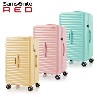 【TOIIS BLOSSOM QV6】27吋可擴充方形箱 滑順滾珠雙輪  附打包袋行李箱套 Samsonite Red