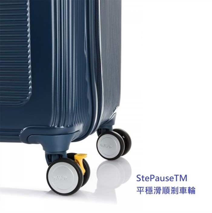 【MAXIVO HO2】20吋登機箱2/8箱體比例煞車輪防水口袋防刮防盜雙拉鍊抗菌內裡 Samsonite美國旅行者AT