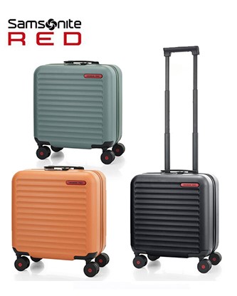 【TOIIS C HG0】筆電IPad 商務行動辦公室/登機箱 可插掛 滾珠軸承雙軌輪 SamsoniteRED 新秀麗