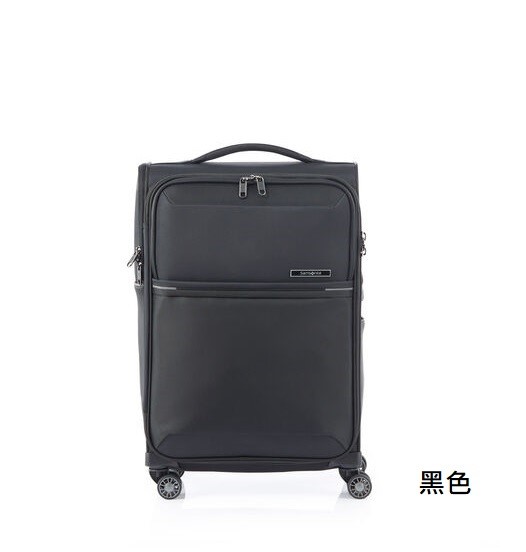 【73H HQ2】20吋布面登機箱 僅1.9kg前層口袋可放11吋筆電附贈旅行袋防盜拉鍊雙軌輪 Samsonite 新秀麗