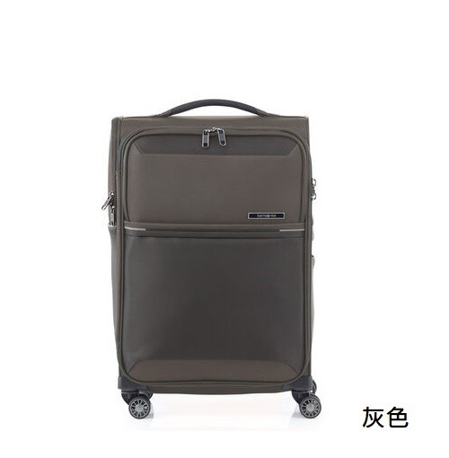 【73H HQ2】20吋布面登機箱 僅1.9kg前層口袋可放11吋筆電附贈旅行袋防盜拉鍊雙軌輪 Samsonite 新秀麗