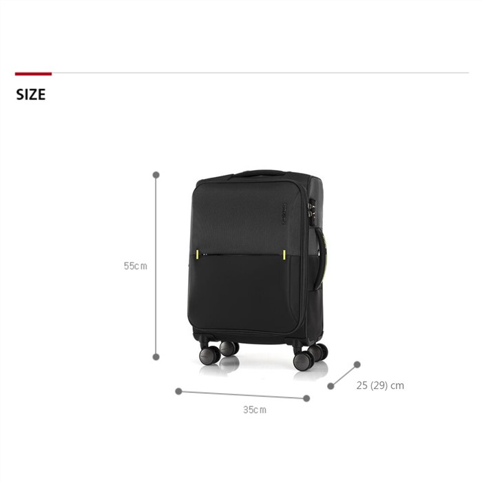 【STRARIUM GU6】20吋登機箱 輕量2.9kg 布面 可擴充 防盜拉鍊 雙軌輪 Samsonite 新秀麗