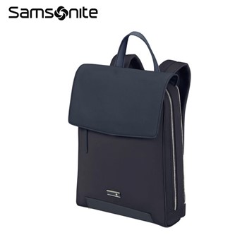 【ZALIA 3 KM4 】14.1吋 翻蓋筆電後背包 收納式外側口袋 翻蓋式設計 Samsonite