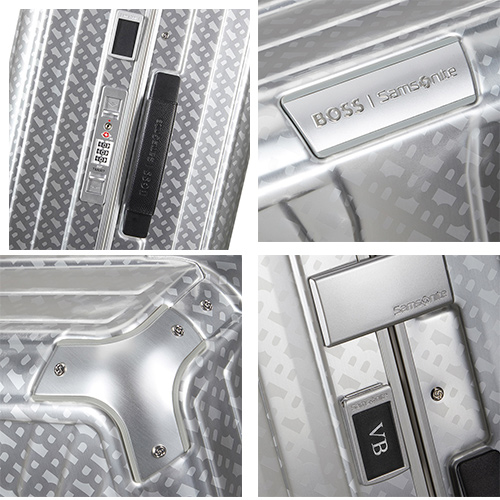 新品上市 BOSS聯名款【LITE-BOX ALU / BOSS KO3】20吋鋁框四輪行李箱 Samsonite新秀麗