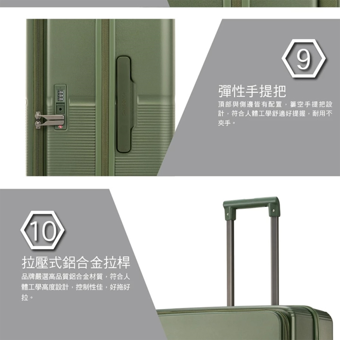 【FLATFORM UM0】28吋上掀式托運行李箱，可擴充輕量大容量抗震輪 Samsonite新秀麗 