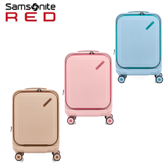 新品 Samsonite Red 【TOIIS OCEAN UM5】上掀前開20吋可擴充筆電箱，前開式設計筆電收納隔層 新秀麗