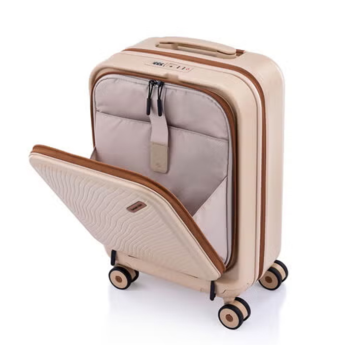 新品 Samsonite Red 【TOIIS OCEAN UM5】上掀前開20吋可擴充筆電箱，前開式設計筆電收納隔層 新秀麗