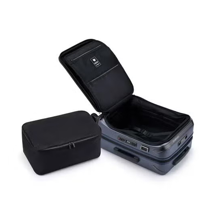 新品 藍超跑【UNIMAX QO9】20吋筆電箱 1/9前開式PC硬殼抗菌減震剎車輪可擴充，側邊客製化皮革烙印，配有藍超跑專屬打包收納袋 Samsonite 新秀麗