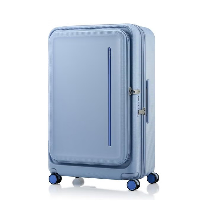 新品 Samsonite 新秀麗【 MODIO US8】日本旅遊推薦 上掀/前開/側開 24吋行李箱 三種尺寸可套疊收納、可擴充、滾珠軸承的靜音雙輪，附贈一個收納袋