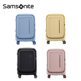 新品 Samsonite 新秀麗【 MODIO US8】日本旅遊推薦 上掀/前開/側開 20吋筆電行李箱 三種尺寸可套疊收納、可擴充、滾珠軸承的靜音雙輪附，附贈一個收納袋