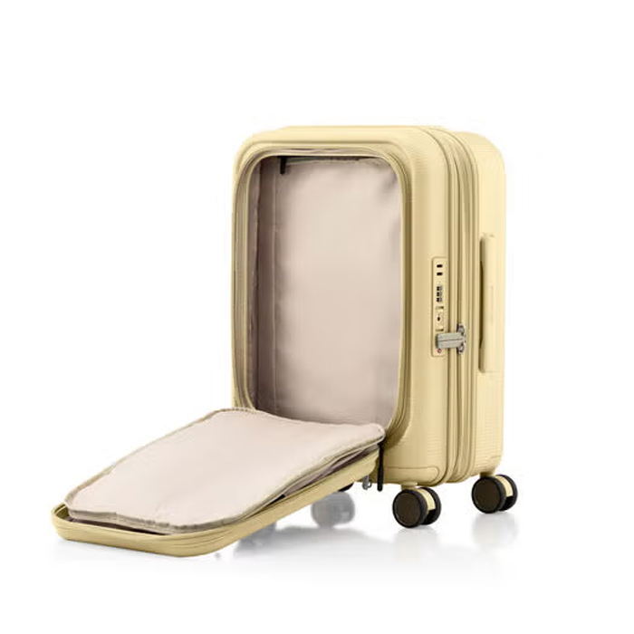 新品 Samsonite 新秀麗【 MODIO US8】日本旅遊推薦 上掀/前開/側開 20吋筆電行李箱 三種尺寸可套疊收納、可擴充、滾珠軸承的靜音雙輪附，附贈一個收納袋